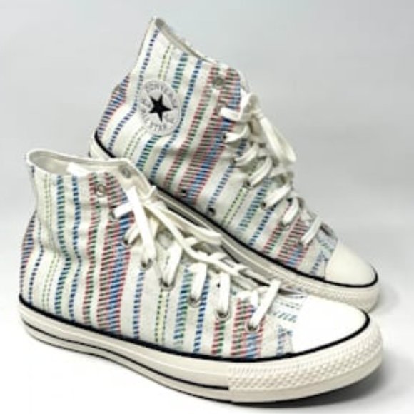 Converse Other - Converse CTAS High Top Egret Egyptian Blue Men's Size White Canvas 171897C